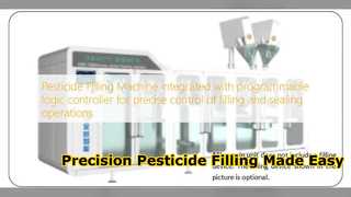 Macchina di riempimento e sigillatura di pesticidi di precisione