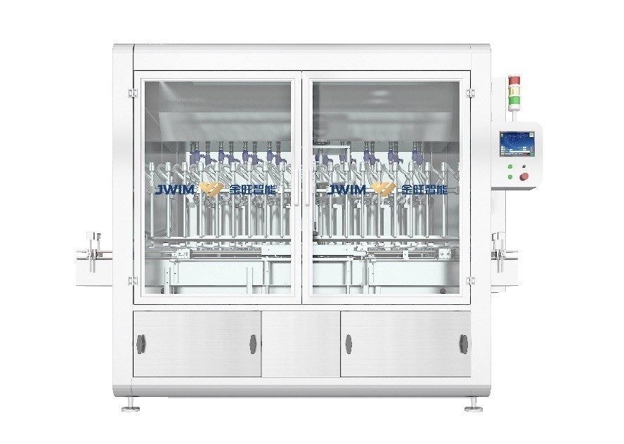 Alta velocità bottiglia da 100 ml 16 teste di riempimento pesticida pistone macchina chimica di riempimento liquido lubrificante olio macchina di riempimento
