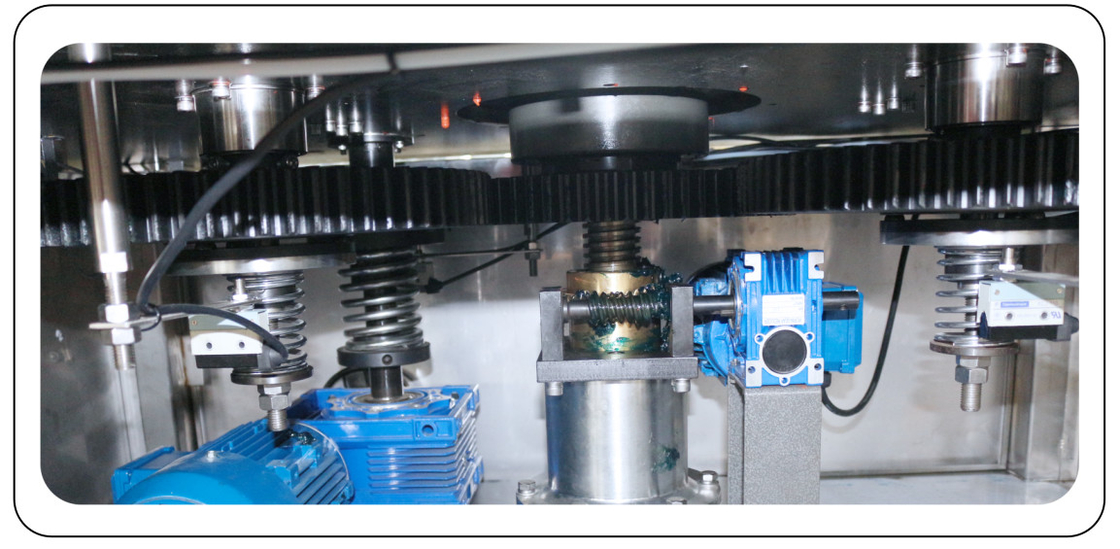 PLC controllato rotativo automatico a vite di copertura macchina 8 testa 50ML-1000ML Max 9000 BPH
