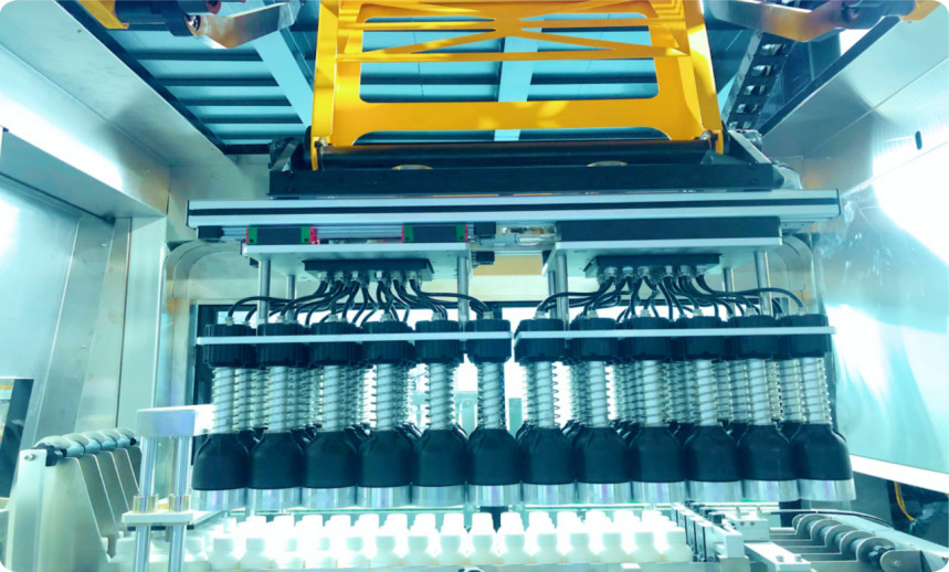 6-12 Cartoni/Min KZJ-2AH Macchina di imballaggio per cartoni a manipolatore automatico completo 380V 5.5KW