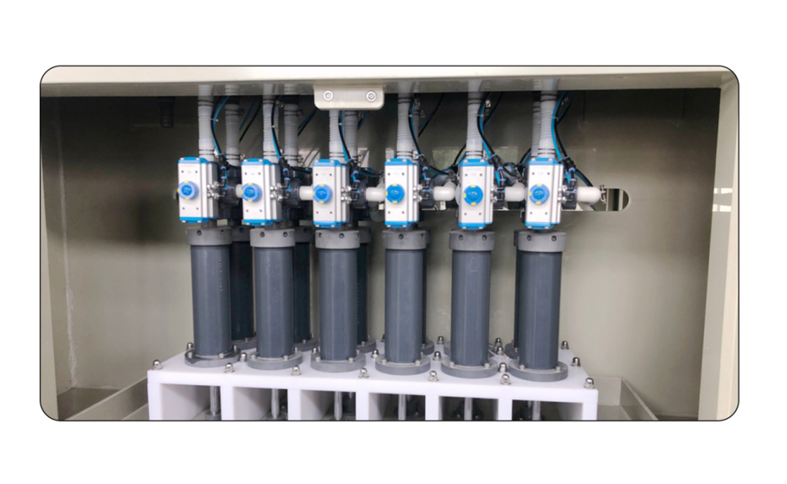 Anti-corrosione PP telaio 12 ugelli Servo pistone automatico di riempimento macchina