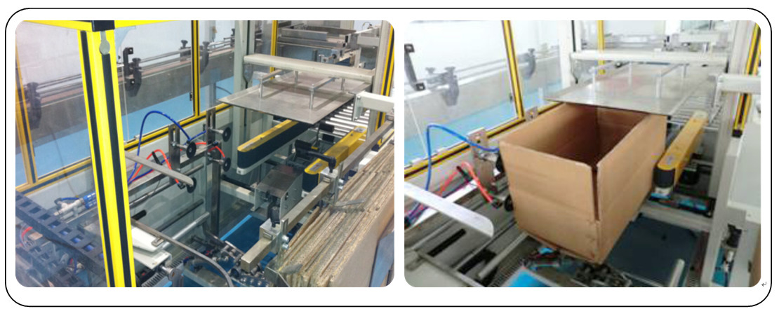 PLC controllato GPK-40 Automatic Carton Erector per l'apertura di cartoni pieghevoli 8-10 scatole/min