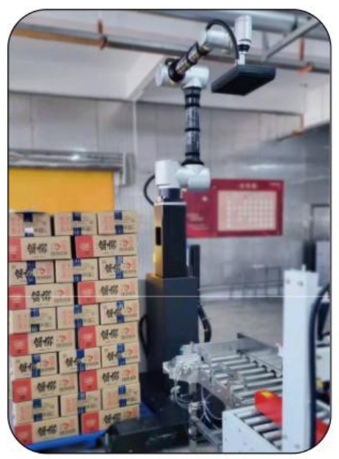 Robot di Pallettizzazione Collaborativo Ai-RMD30 (≤9 Cartoni/Min) – Soluzione di Pallettizzazione Intelligente e Flessibile per Scenari Multipli