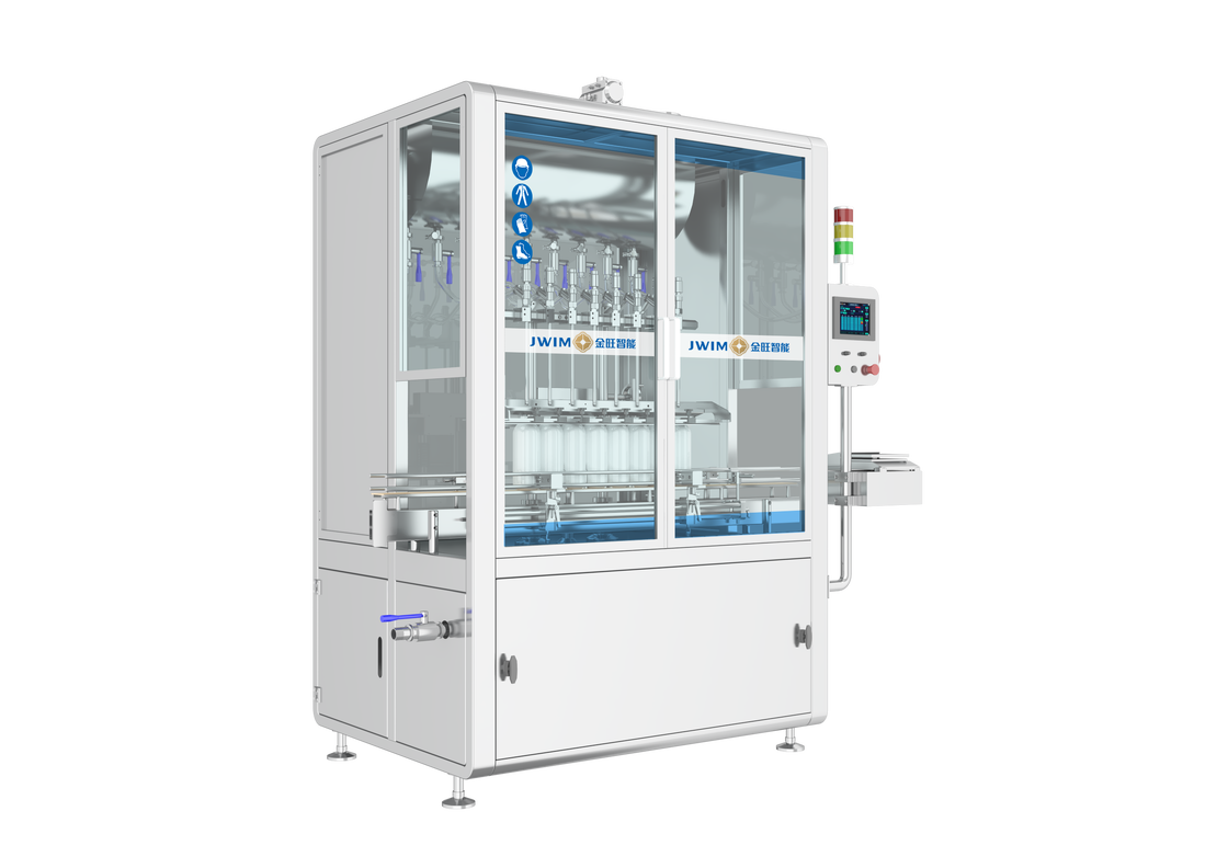 Macchina di riempimento a microcomputer CDP-8AJ con controllo PLC SUS304 in acciaio inossidabile e sistema elettronico di pesatura