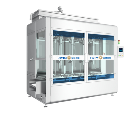 Macchina di riempimento a peso automatico da 5-30L a barile a quantità fissa con 4 ugelli
