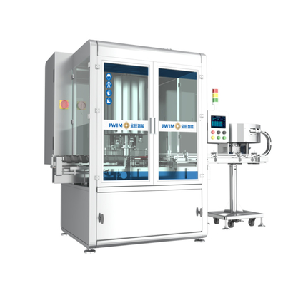 PLC controllato rotativo automatico a vite di copertura macchina 8 testa 50ML-1000ML Max 9000 BPH